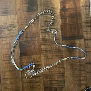 Delicate necklace or wrap bracelet